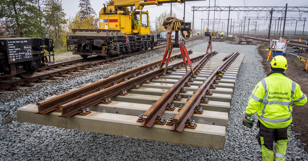 ProRail start spoorvernieuwing tussen Alkmaar en Hoorn: overwegen afwisselend dicht