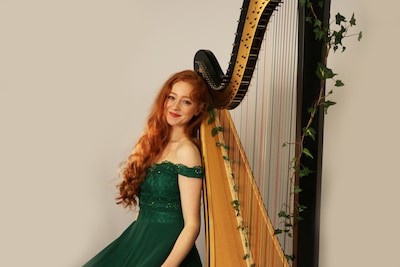 Harpiste geeft winterconcert in Kasteel Wijchen