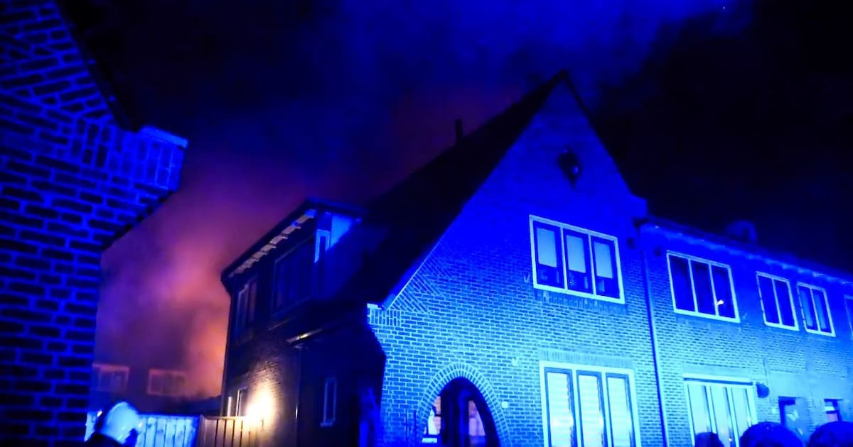 Brand bij woning Laaressingel in Enschede snel onder controle