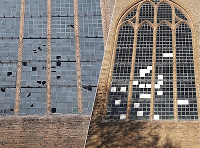 Haastrechtse kerk doelwit van overlast en vernielingen: nieuwe glas-in-loodramen kosten zeker 2000 e