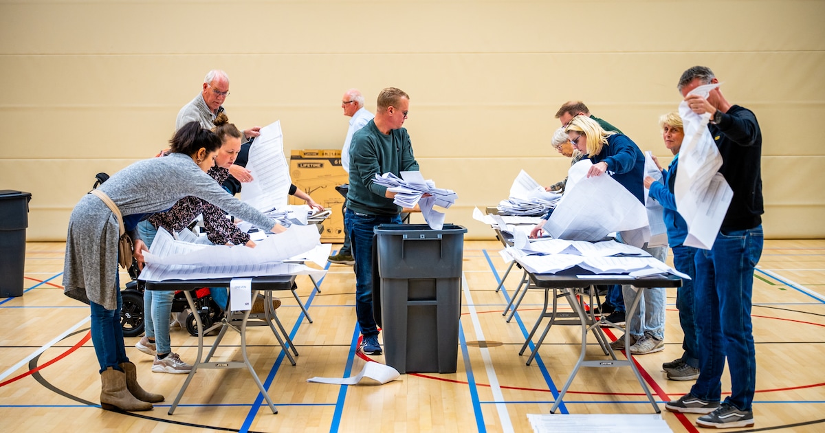 Bij dit stembureau in Bodegraven-Reeuwijk mochten mensen óók stemmen voor de exitpoll