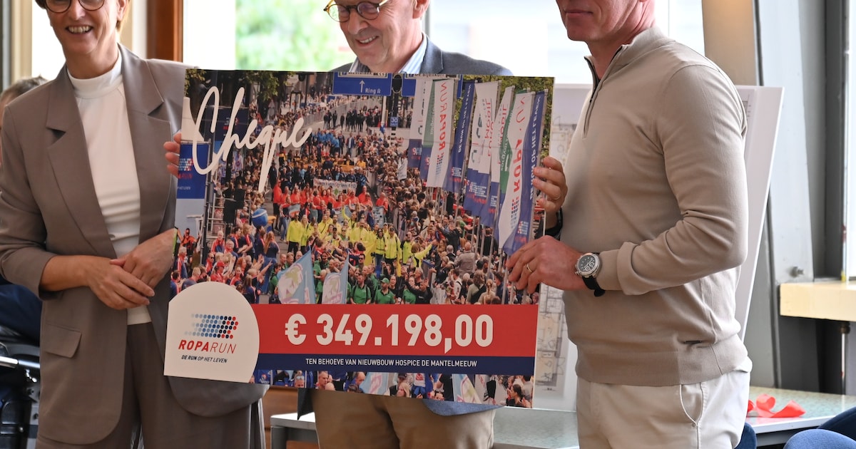 Roparun schenkt bijna 350.000 euro aan De Mantelmeeuw