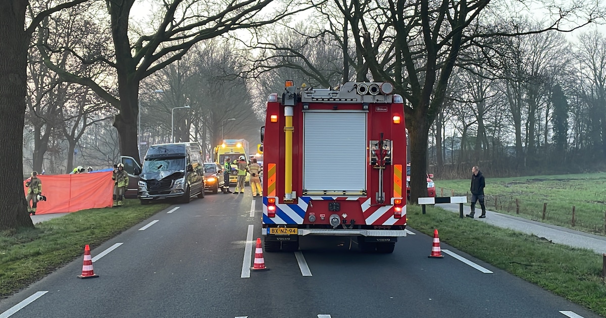22-jarige fietser uit Veenendaal overleden na botsing met bestelbus in Renswoude