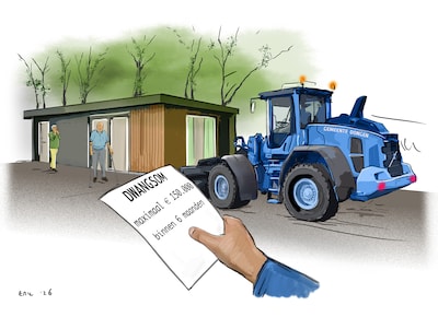 Rob en Yvonne bouwden te goeder trouw een mantelzorgwoning, maar nu hangt hen boete van 1,5 ton bove