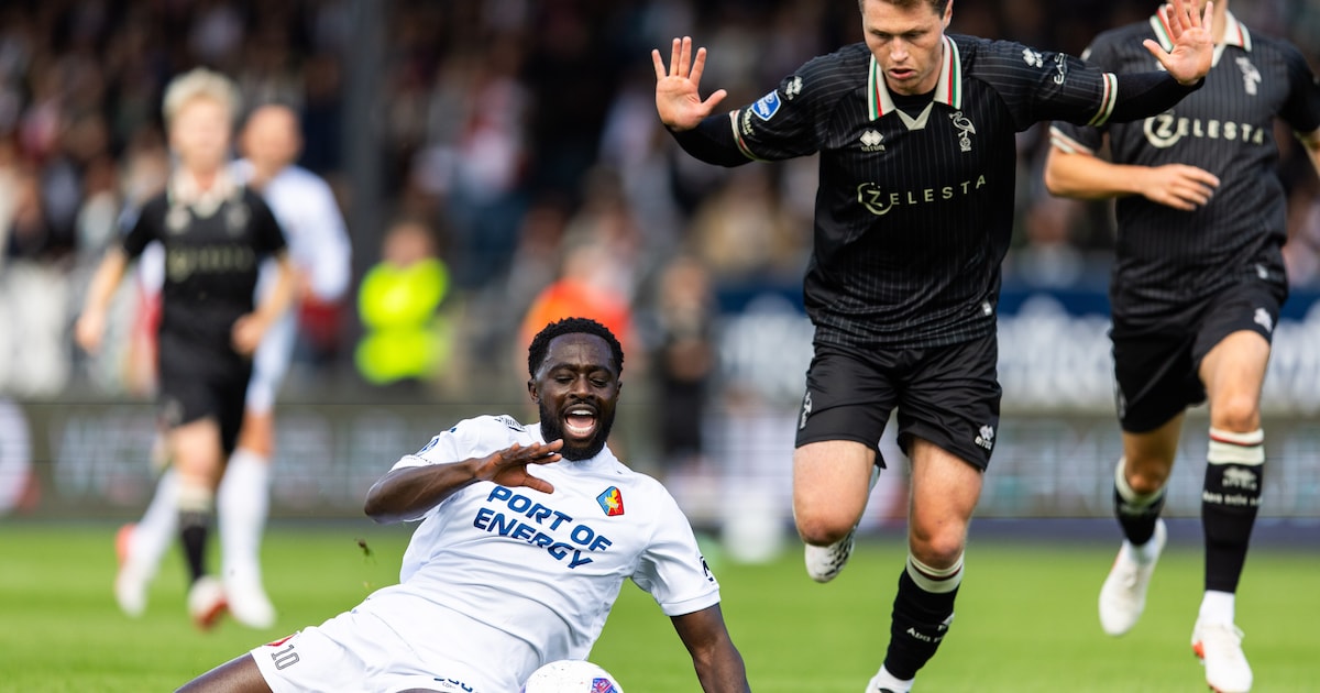 Oerkrachten komen vrij bij ADO Den Haag na vroege rode kaart: ‘Telstar ...