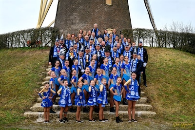Fotoschoot Wijchense Blauwkoppen, inclusief Blauwkopkes en senatoren