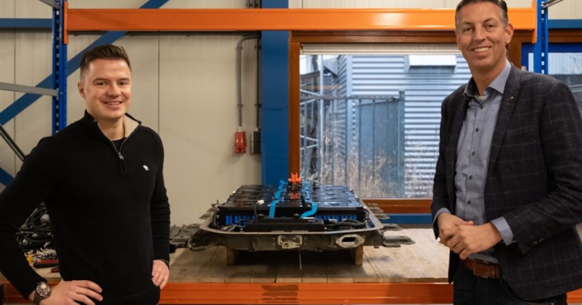 Pieter Ursem geeft autoaccu’s een tweede leven