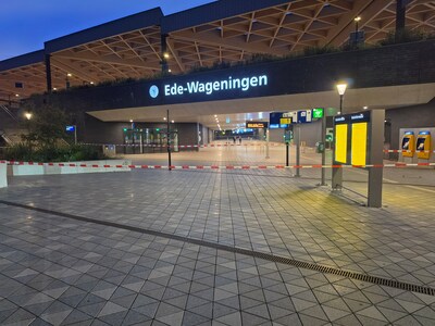 Station Ede-Wageningen afgesloten om verdachte koffers, dit bleek er aan de hand