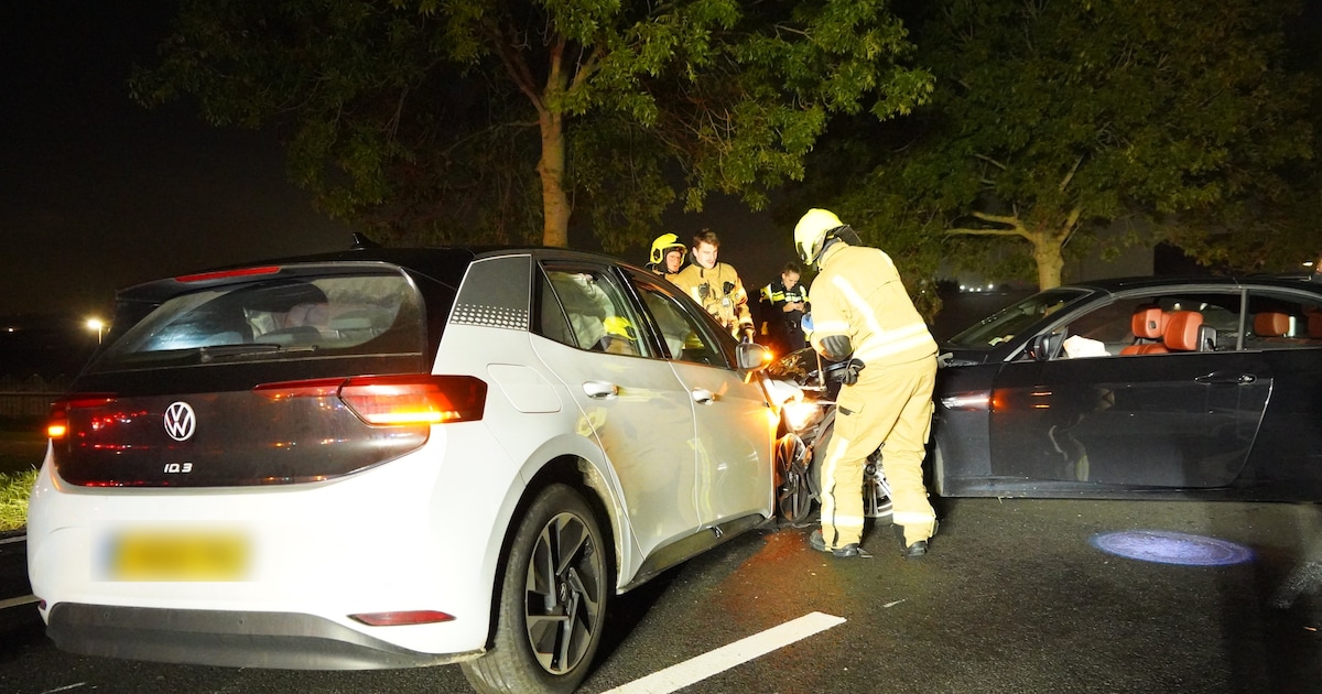 Twee voertuigen in botsing op N209 in Bergschenhoek