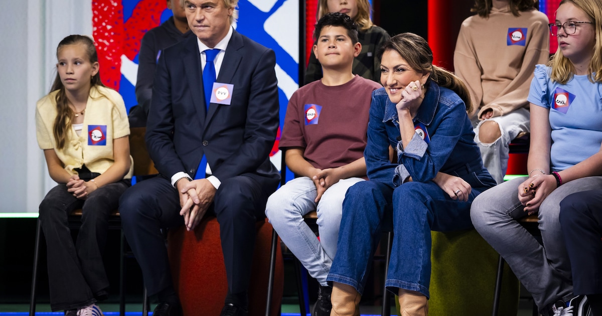 Kinderen uit Meerkerk vragen politici hemd van het lijf tijdens verkiezingsuitzending van Jeugdjourn