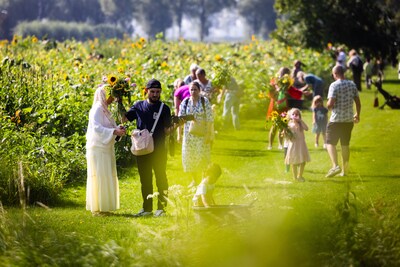 Bloemen plukken in Dordrecht op zaterdag