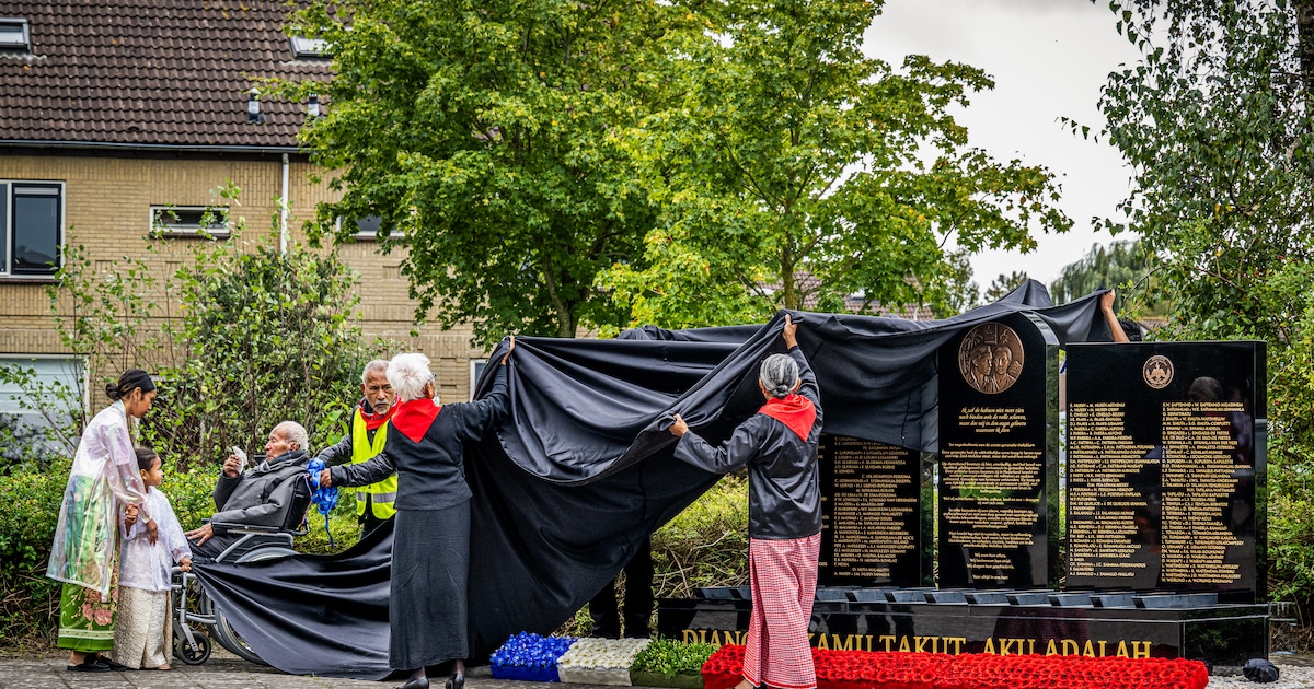 Monument AMA INA onthuld als blijvend eerbetoon aan eerste generatie Molukkers in Capelle