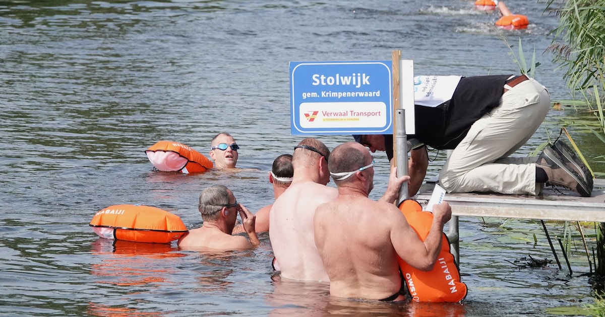 IJsclub houdt tweede '9 Dorpen zwemtocht' in de Vlist