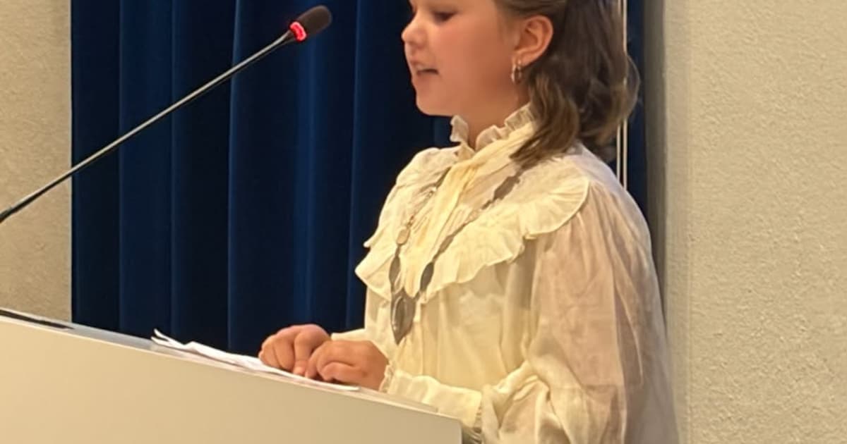 Emma is nieuwe kinderburgemeester van Barneveld