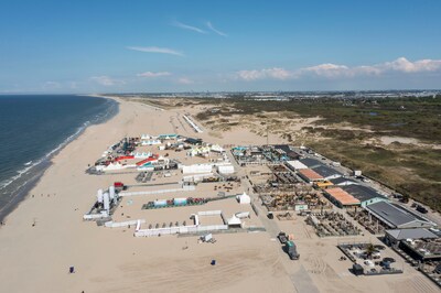 Duinbrand op Stuifkenszand in Hoek van Holland