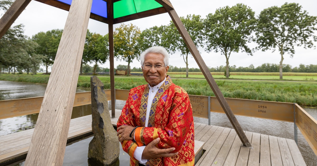 Minggoes (79) is blij met ‘hufterproof’ Moluks monument: ‘We moeten vooruitkijken’
