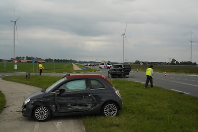 Gewonde bij botsing op de Elburgerweg in Dronten