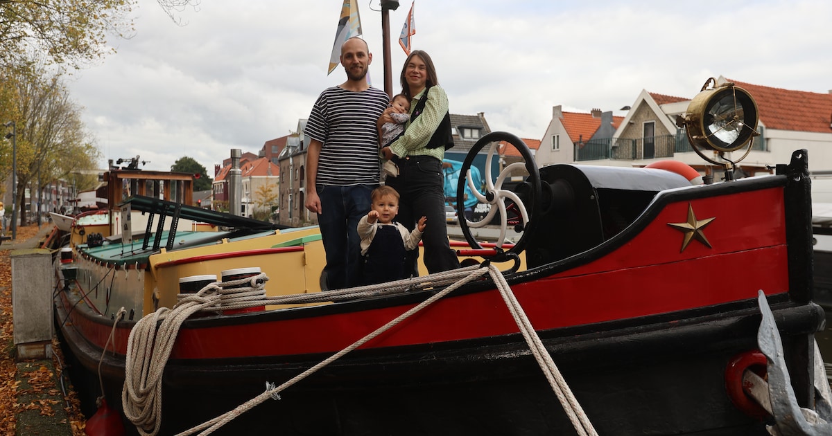 Toen Romy en Beau met hun boot in Maassluis kwamen, wilden ze nooit meer weg