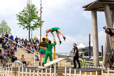 Gratis optredens in Amfitheater op de Waalkade