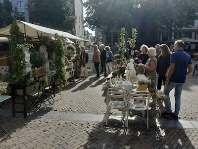 Brocantemarkt op de Brink in Deventer