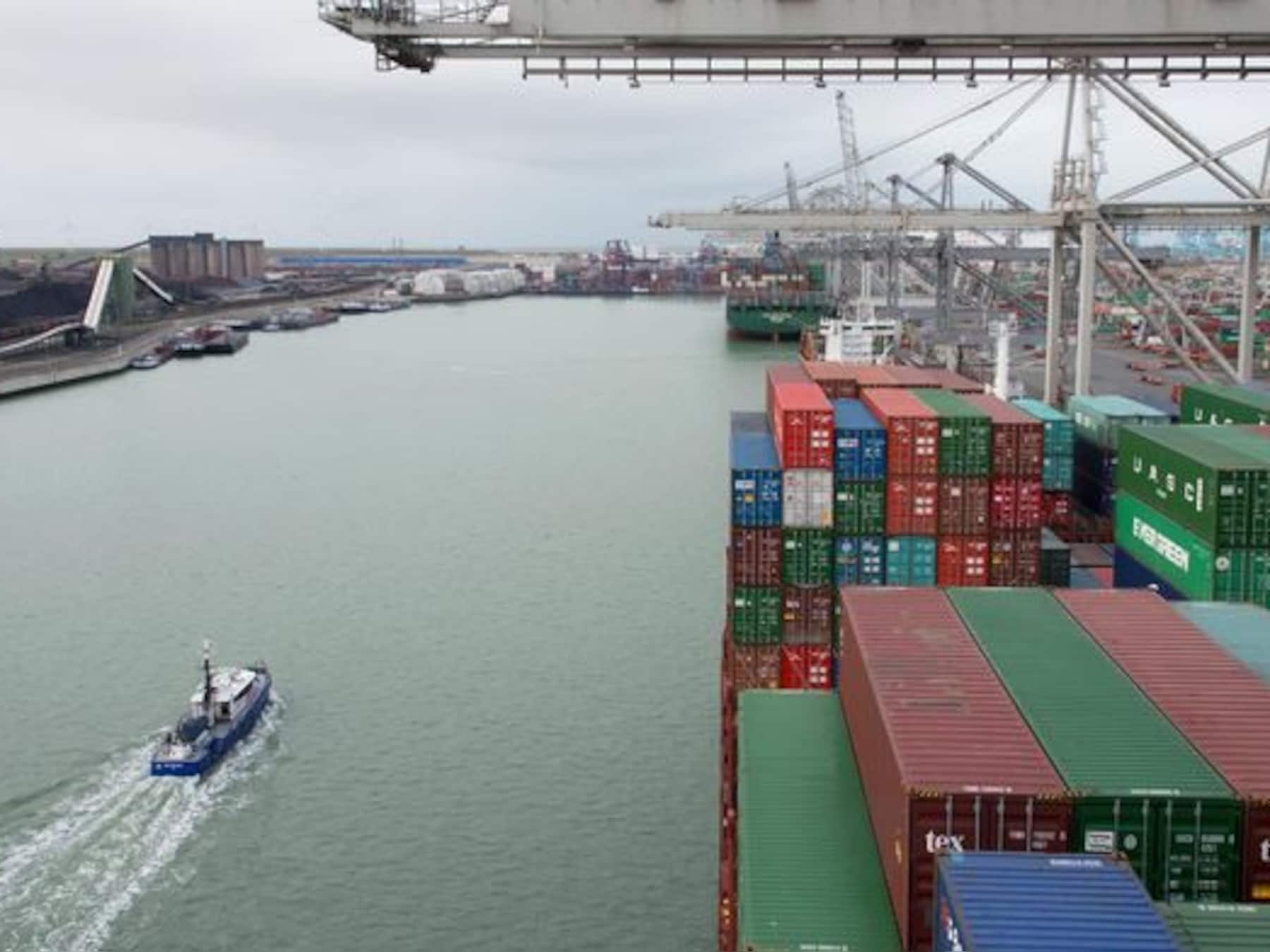 De Rotterdamse haven.