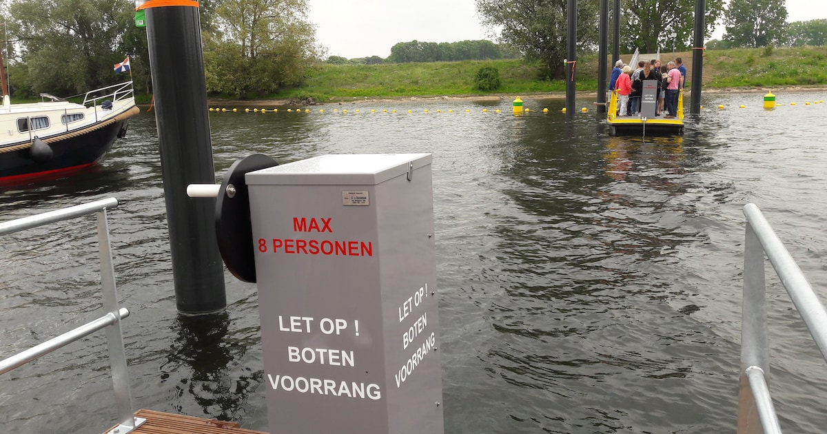 Defecte kabel legt trekpontje in Kerkdriel tijdelijk stil