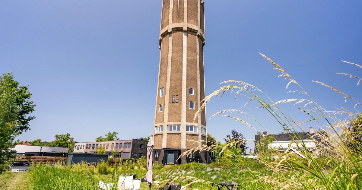 Wonen in deze watertoren in Leerdam? Dan is hoogtevrees geen optie!