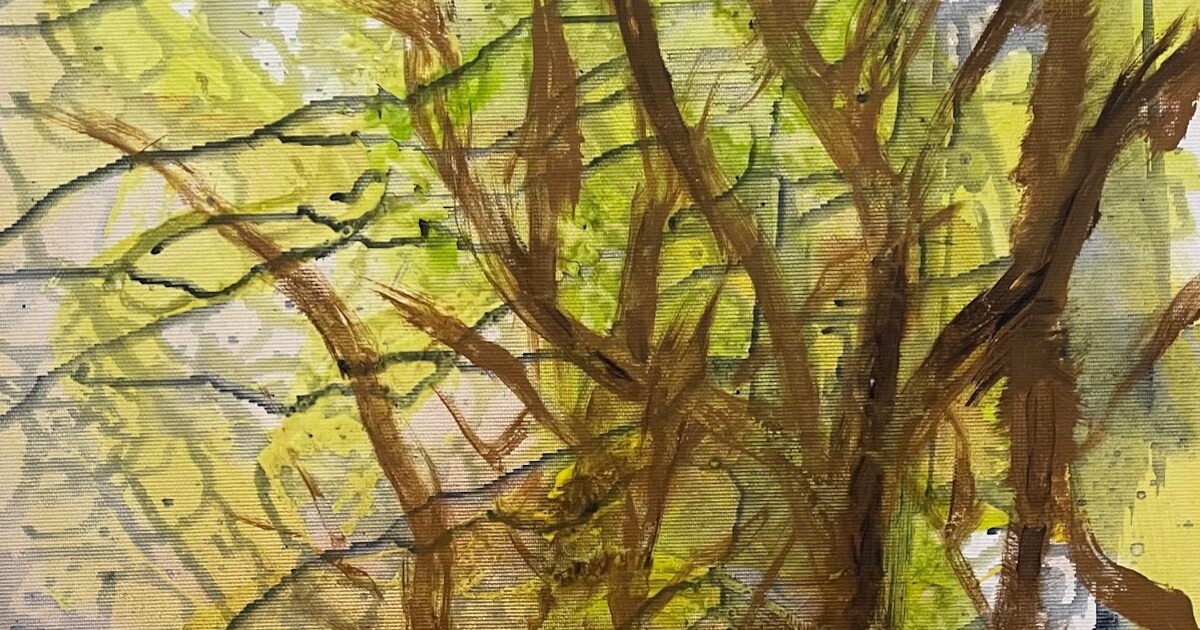 Onder de titel Stilstaan bij beweging toont Rens Henquet haar werk in de Wandelgangen van Hilvarenbe