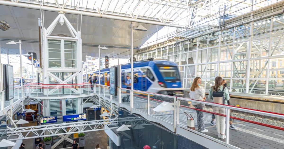 Perronkappen Leiden Centraal krijgen onderhoudsbeurt