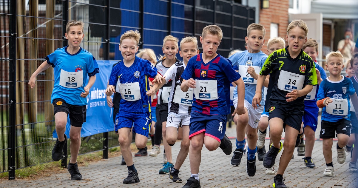 Kinderen kunnen hardlopen tijdens Mescherbergloop in Eijsden