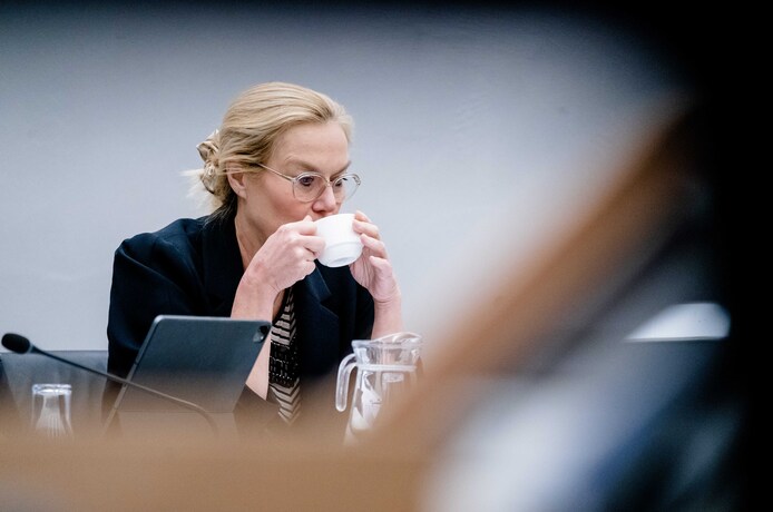 Sigrid Kaag, minister van Financiën, voorafgaand aan een commissiedebat over de digitale euro.