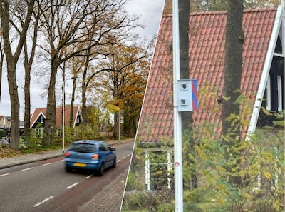 Opeens hangt er een flitser in Weerselo, al is die ook snel weer verdwenen: ‘Hij staat nog wel op Fl