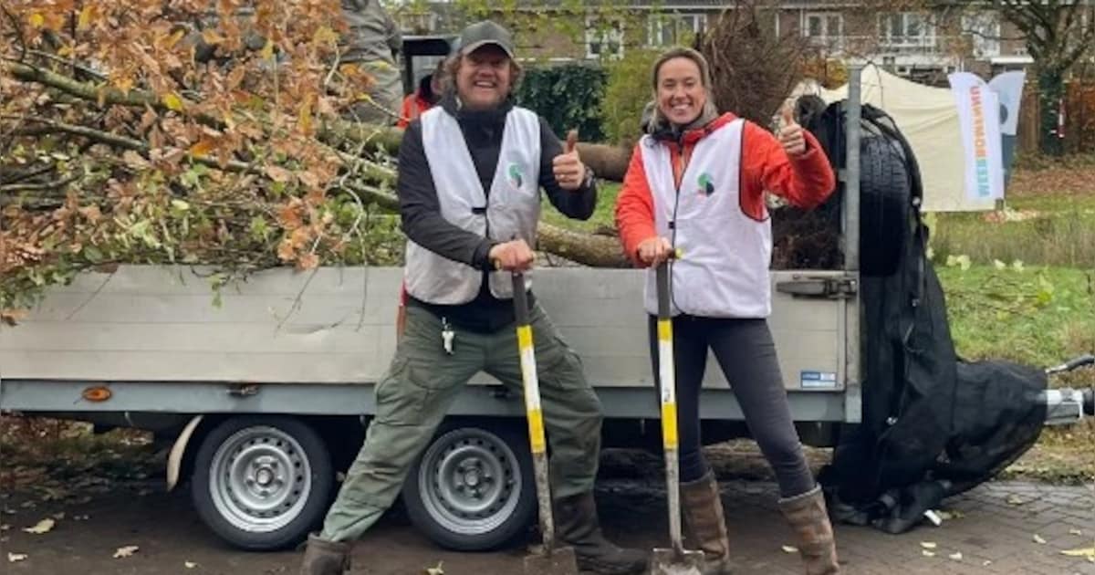 Planten en boompjes redden in Zwijndrecht bij 'struikroofactie'