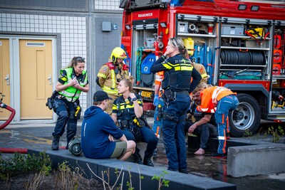 Brand in flatgebouw op Vuurplaat in Rotterdam