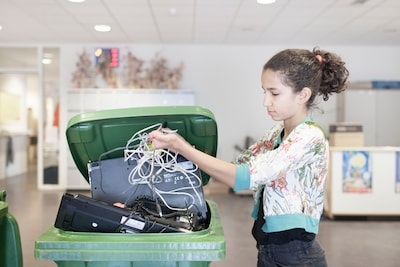 Leerlingen uit Hoeksche Waard en Goeree-Overflakkee doen mee aan E-waste Race