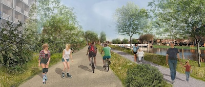 Utrecht krijgt langste oeverpark van Nederland: 12 kilometer water en groen