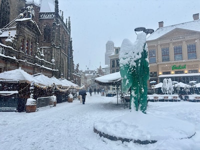 Winterwonderland! Zwolle onder dik pak sneeuw en dat levert prachtige plaatjes op