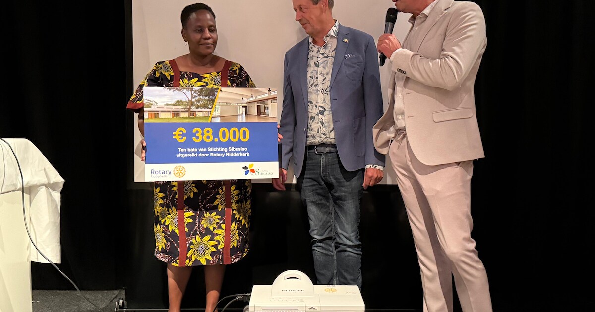 Ridderkerkse Rotaryclub doneert duizenden euro’s aan stichting voor ...