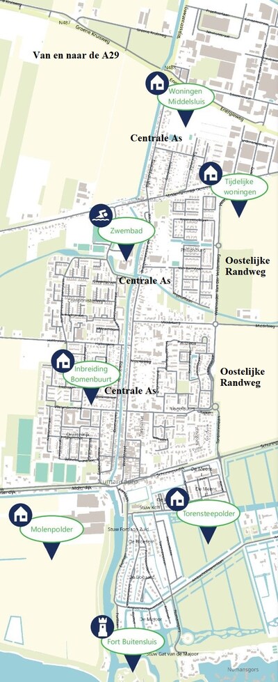 Inloopavondover vernieuwing centrale as Numansdorp