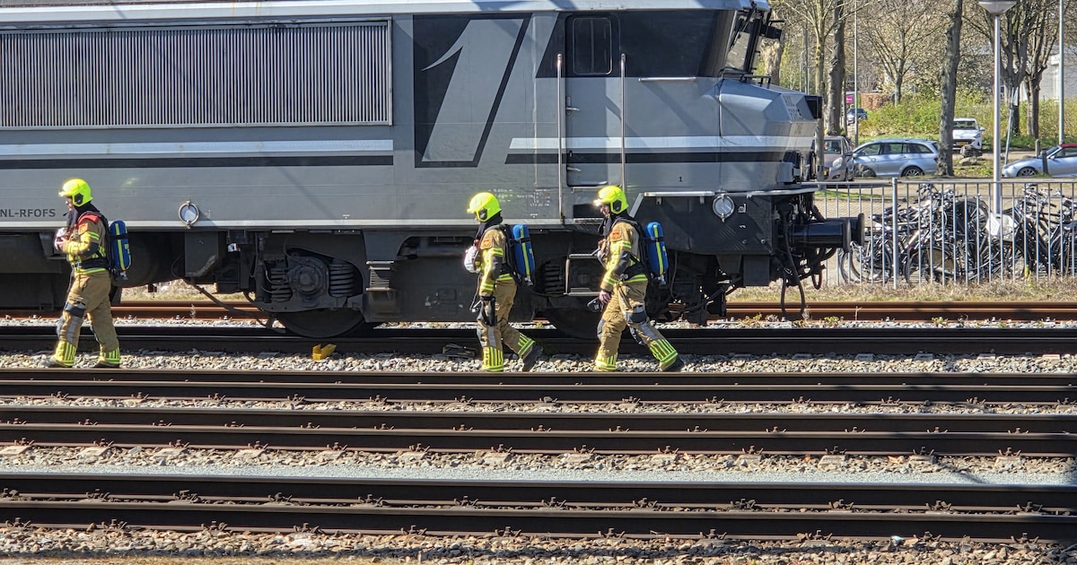 Treinverkeer stilgelegd door gesprongen ventiel van goederenwagon: geen gevaar voor de omgeving