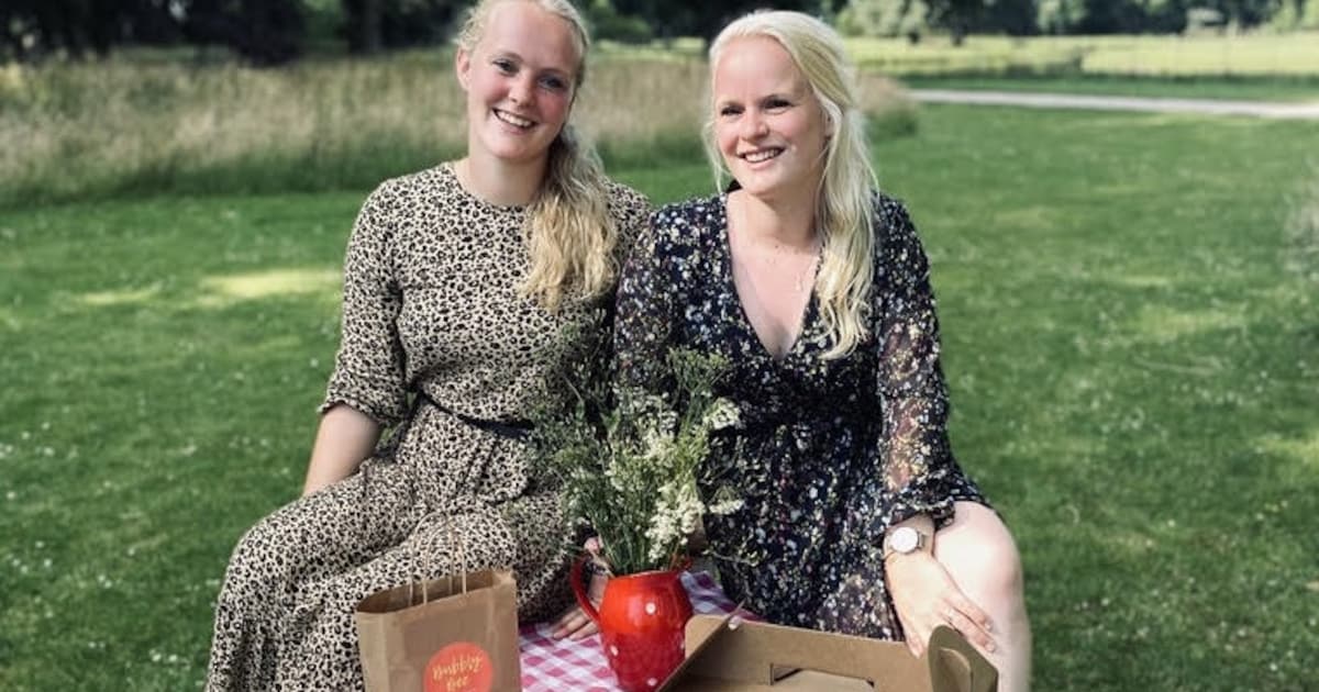 Esmay (23) en Lindsey (19) willen de ‘1,5 meterzomer’ leuker maken met hun creatieve picknickboxen