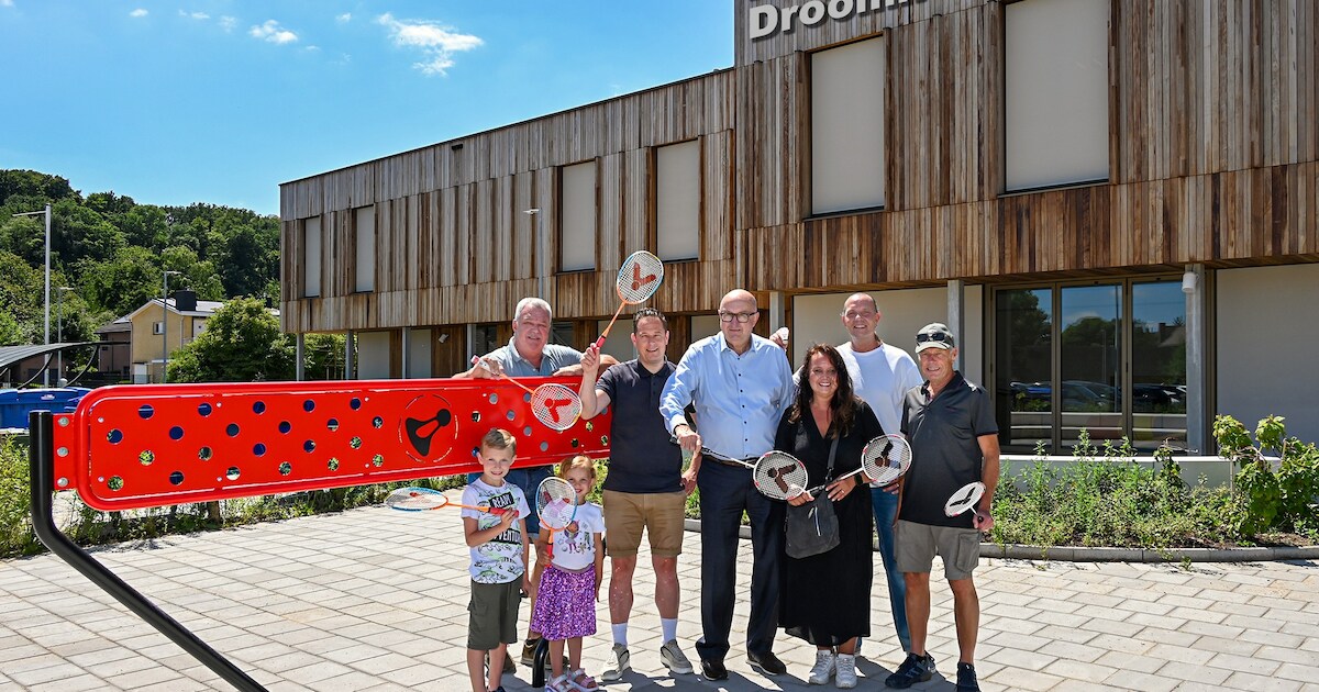 Eerste Let's Play Net geopend op schoolplein IKC Droomhof in Eygelshoven