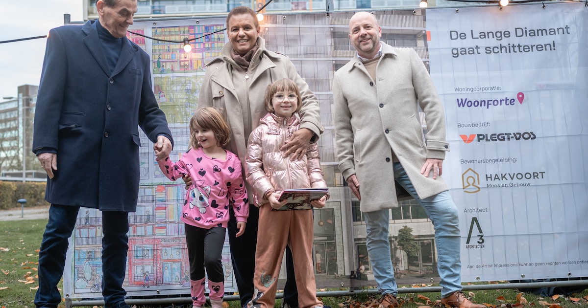 Startsein voor verduurzaming wooncomplex Lange Diamant in Alphen gegeven