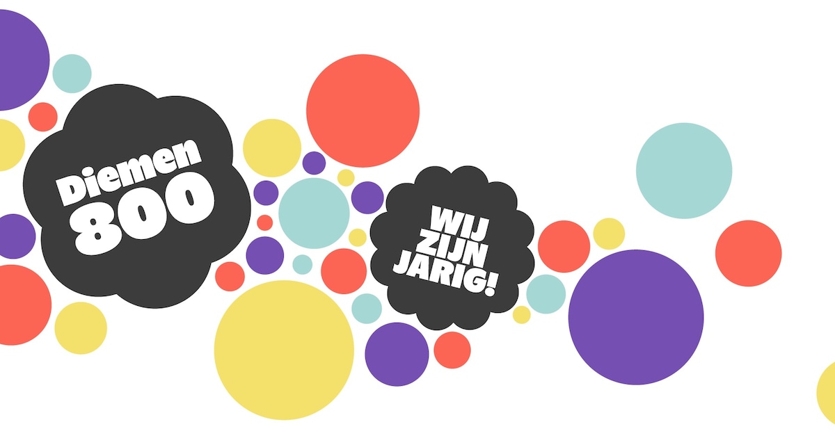 Diemen viert 800-jarig bestaan met feest op Diemerplein