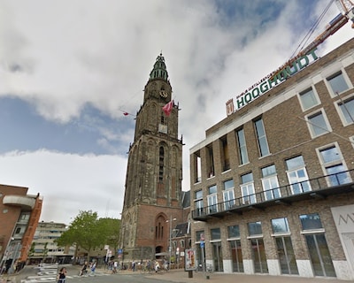 Martinitoren in Groningen vanaf maandag weer verlicht