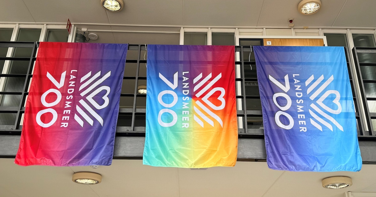 Landsmeer verkoopt vlaggen voor Landsmeer 700