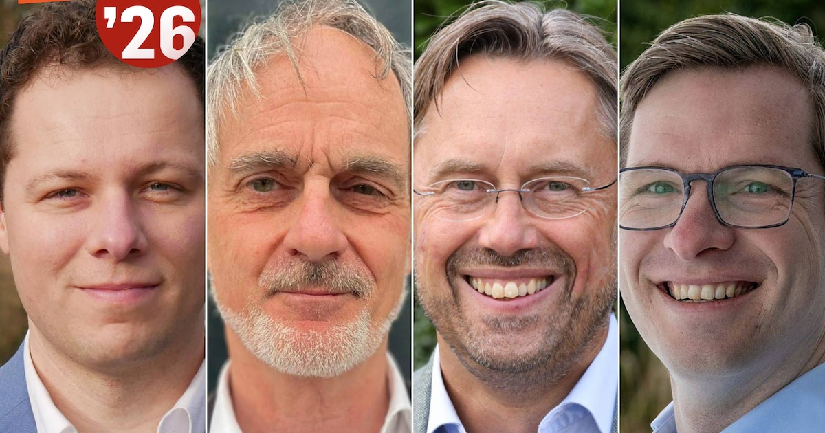 Vier lijsttrekkers, meer hebben ze er niet in Bunnik; dit zijn ze