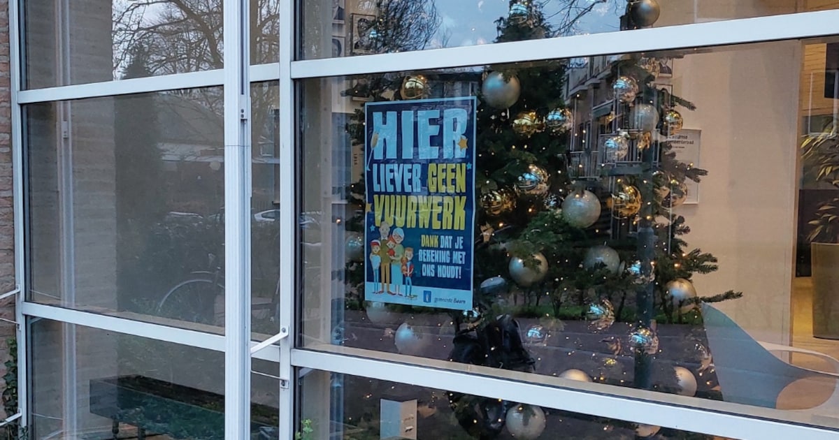 Posters tegen vuurwerkoverlast in Baarn beschikbaar