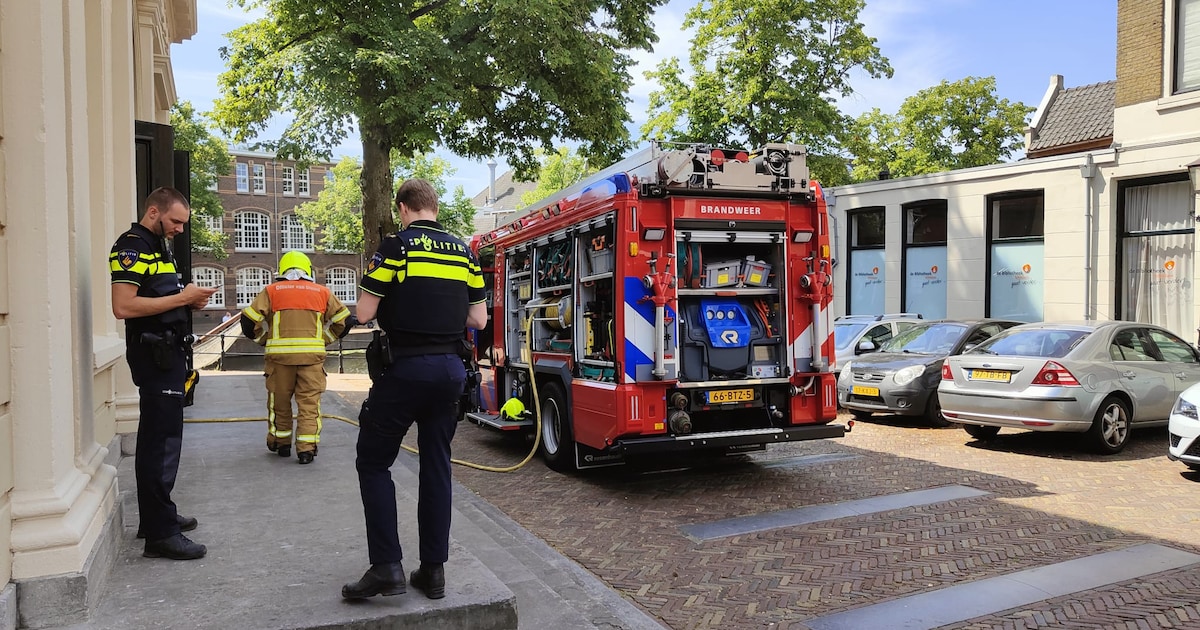 Brand in bibliotheek Korenbeurs: pand voorlopig gesloten
