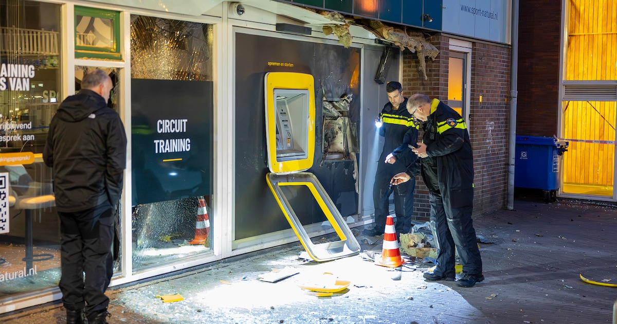 Opnieuw plofkraak in regio: geldautomaat in Landsmeer zwaar beschadigd